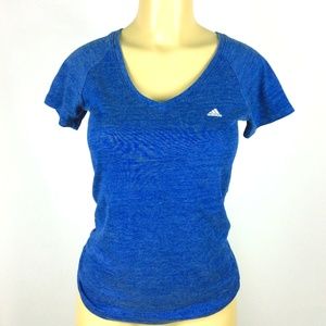 Adidas Short Sleeve Blue T-Shirt